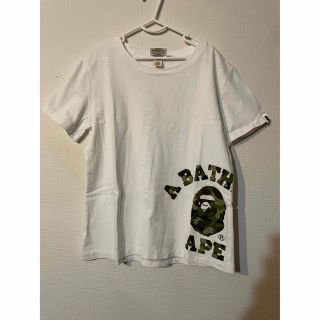 アベイシングエイプ(A BATHING APE)の【みほさん様専用】BAPE Tシャツ　レディース　xs(Tシャツ(半袖/袖なし))