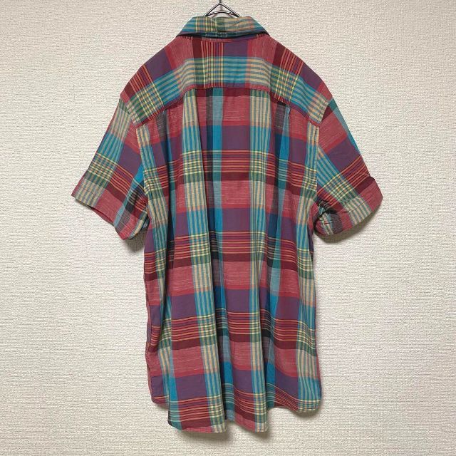 American Eagle(アメリカンイーグル)の2161 AMERICAN EAGLE シャツ トップス 半袖 チェック 春夏 メンズのトップス(シャツ)の商品写真