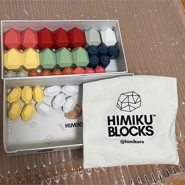 【36ピース】HIMIKU BLOCKS ヒミクブロック キッズ/ベビー/マタニティのおもちゃ(知育玩具)の商品写真