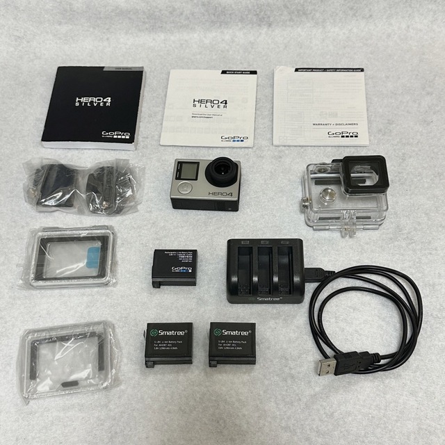 GoPro(ゴープロ)のGOPRO HERO4 SILVER EDITION ADVENTURE スマホ/家電/カメラのカメラ(ビデオカメラ)の商品写真