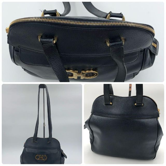 美品✨️Ferragamo フェラガモ ダブルガンチーニ 肩掛け トートバッグ
