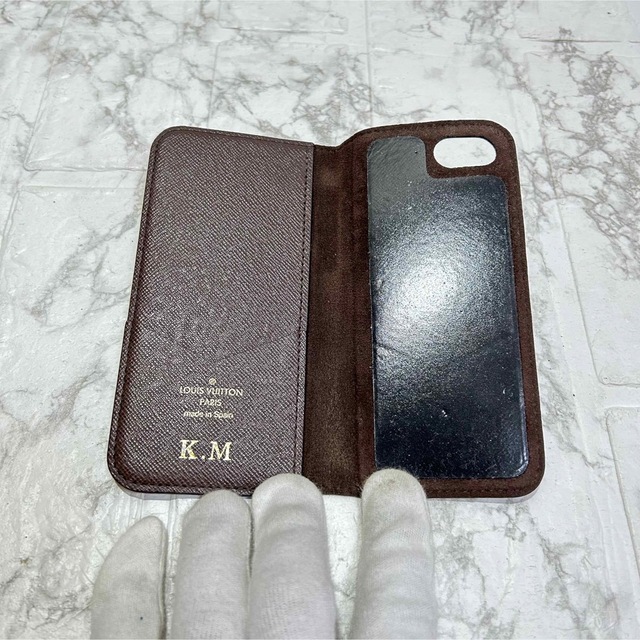 LOUIS VUITTON(ルイヴィトン)の美品 正規品 ルイヴィトンモノグラムiPhoneカバー、即日発送 スマホ/家電/カメラのスマホアクセサリー(iPhoneケース)の商品写真