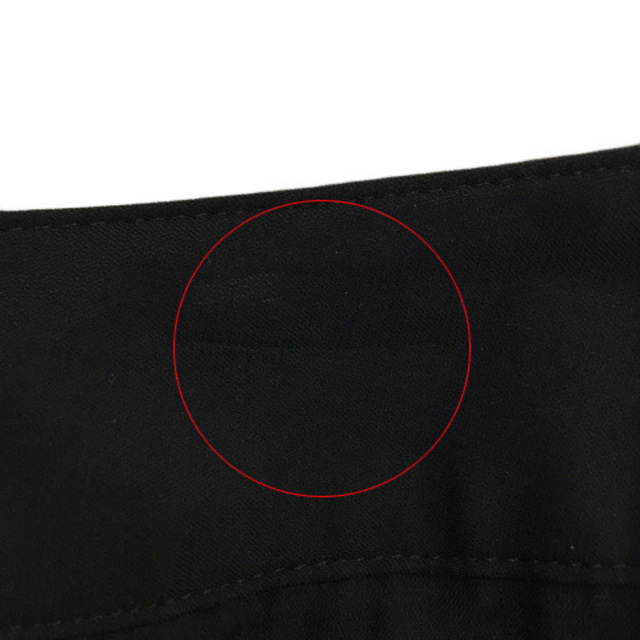MK MICHEL KLEIN(エムケーミッシェルクラン)のエムケー ミッシェルクラン スカート 台形 フレア 膝丈 無地 38 黒 レディースのスカート(ひざ丈スカート)の商品写真