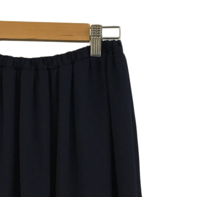 DRESKIP(ドレスキップ)のドレスキップ スカート フレア 膝丈 無地 ウエストゴム M 紺 ネイビー レディースのスカート(ひざ丈スカート)の商品写真