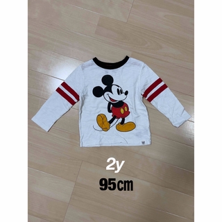 ディズニー(Disney)のGap Disney ミッキーマウス ロンTEE KIDS 95㎝(Tシャツ/カットソー)
