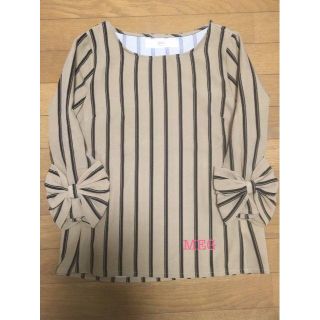 トッコ(tocco)のtocco☆袖リボン付カットソー(Tシャツ(長袖/七分))