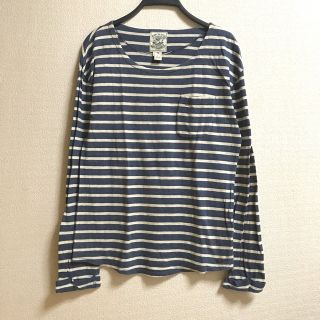 スコッチアンドソーダ(SCOTCH & SODA)のScotch＆soda☆胸ポケットフレンチマリンボーダーロングTシャツカットソー(Tシャツ/カットソー(七分/長袖))