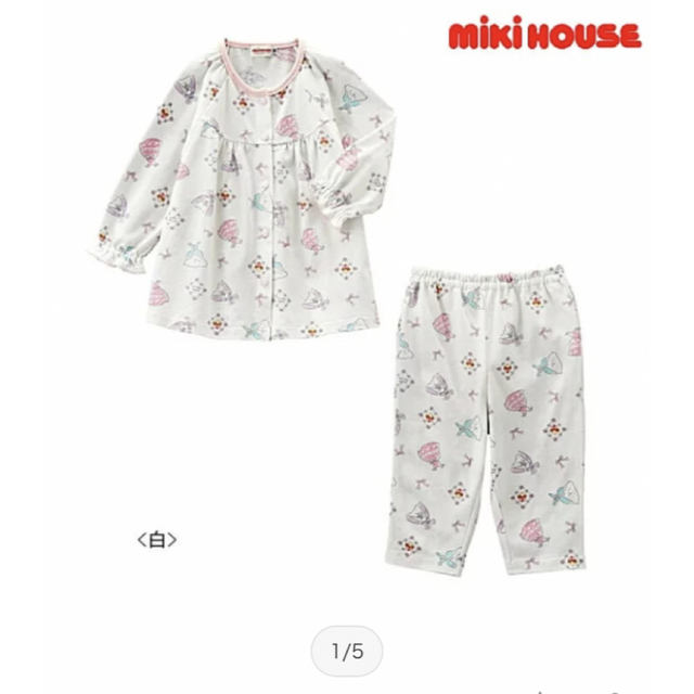 mikihouse(ミキハウス)のミキハウス　女の子　120 夏用　セット販売 キッズ/ベビー/マタニティのキッズ服女の子用(90cm~)(Tシャツ/カットソー)の商品写真