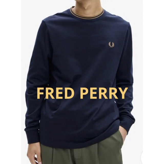 FRED PERRY(フレッドペリー)のFRED PERRY  Twin Tipped T-Shirt メンズのトップス(Tシャツ/カットソー(七分/長袖))の商品写真