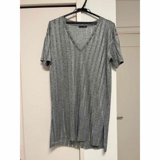 ザラ(ZARA)の新品☆ZARAレディース　ロング丈Tシャツ(Tシャツ(半袖/袖なし))