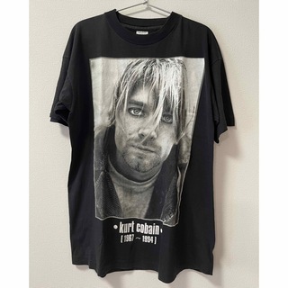 90s Nirvana Kurt Cobain 追悼 ユーロボディ 黒