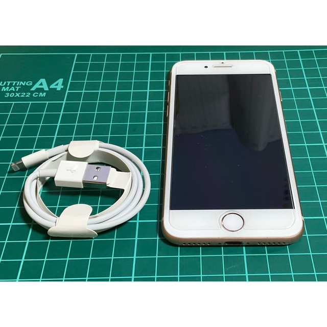 iphone8  64GB SIMフリー　GOLD(背面ピンク)