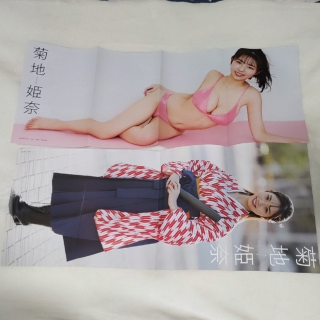 週刊現代　菊地姫奈　ロングポスター エンタメ/ホビーのタレントグッズ(アイドルグッズ)の商品写真