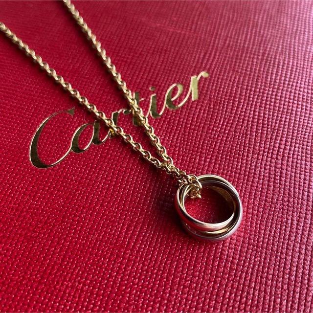 カルティエ Cartier トリニティ ネックレス K18 フォルサチェーン