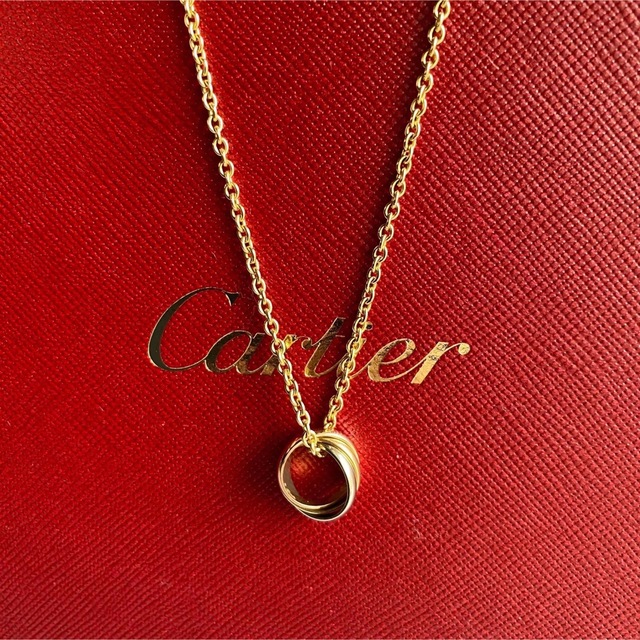 カルティエ Cartier トリニティ ネックレス K18 フォルサチェーン