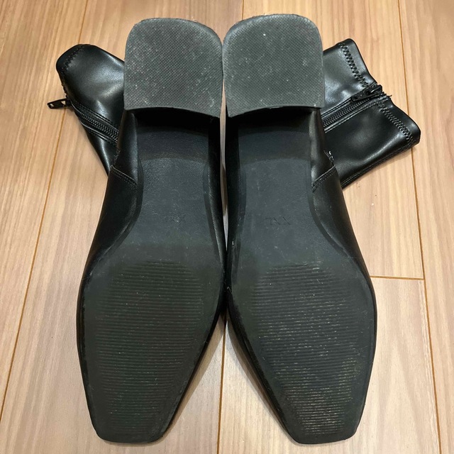 GU(ジーユー)のgu ウルトラストレッチヒールブーツ XXL ブラック レディースの靴/シューズ(ブーツ)の商品写真
