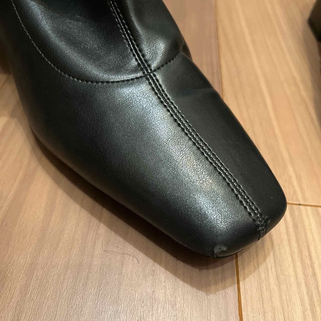 GU(ジーユー)のgu ウルトラストレッチヒールブーツ XXL ブラック レディースの靴/シューズ(ブーツ)の商品写真