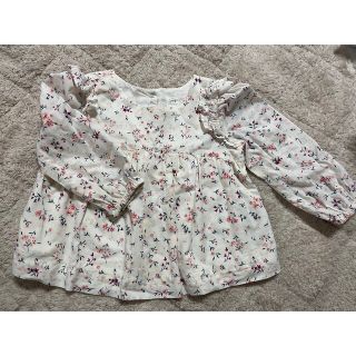 ベビーギャップ(babyGAP)のベビーギャップ 小花柄 長袖 シャツ 12-18month(シャツ/カットソー)