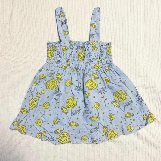 美品！女の子　浴衣　水色　ドレス キッズ/ベビー/マタニティのキッズ服女の子用(90cm~)(甚平/浴衣)の商品写真