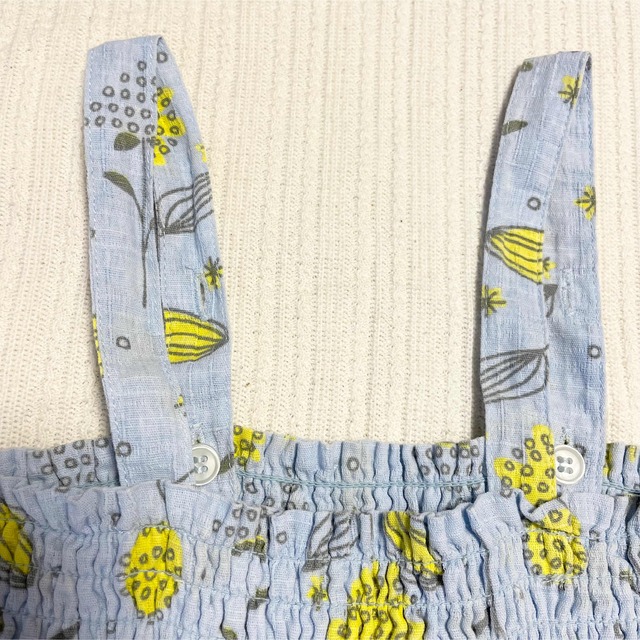 美品！女の子　浴衣　水色　ドレス キッズ/ベビー/マタニティのキッズ服女の子用(90cm~)(甚平/浴衣)の商品写真