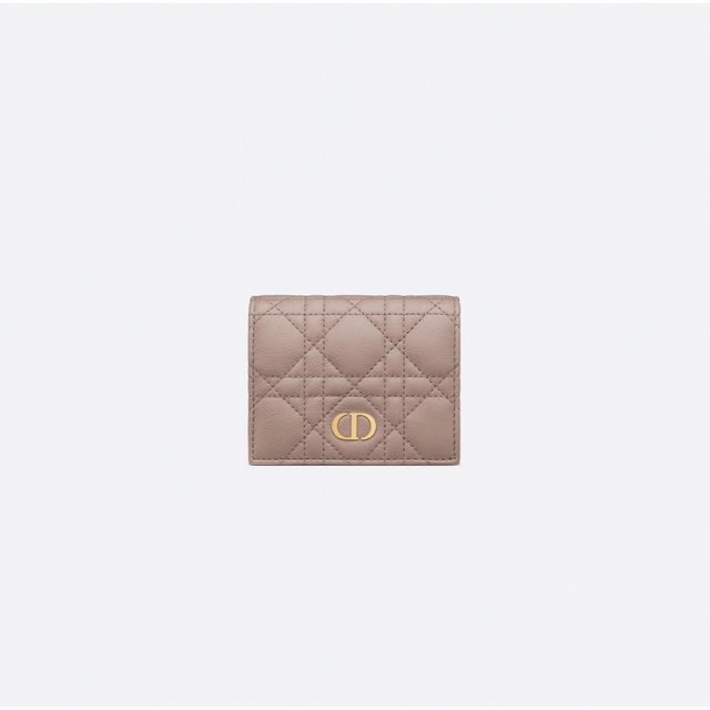 新品 新作 ディオール DIOR CARO ミニウォレット ピンク