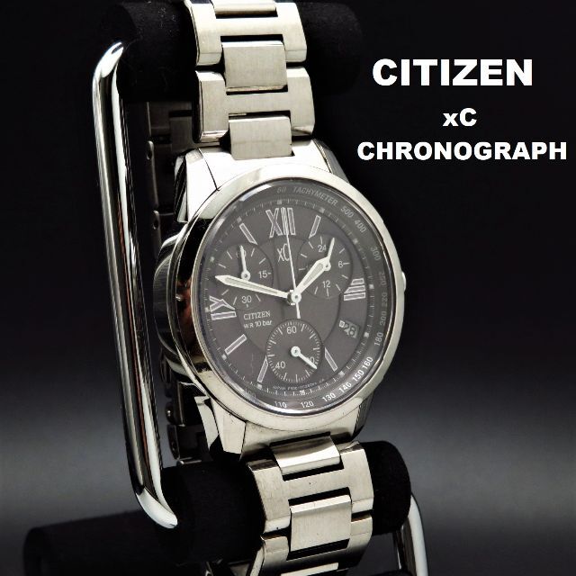 CITIZEN xC クロノグラフ 腕時計 デイト クロスシー