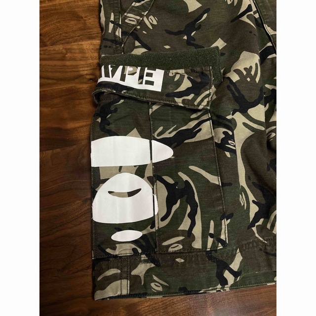 A BATHING APE アベイシングエイプ カモフラ 迷彩ハーフパンツ XL