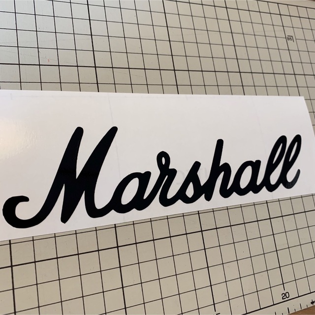 ■ マーシャル (Marshall) カッティングステッカー 楽器のギター(ギターアンプ)の商品写真