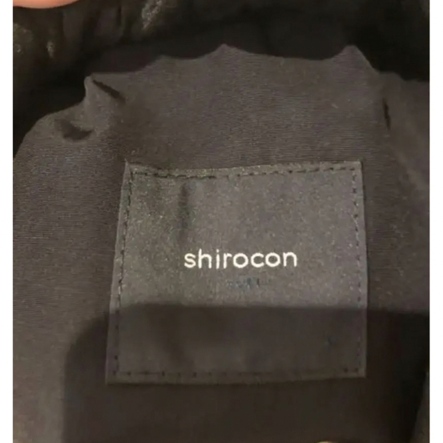 Yori shiroconもくもくキルトジャケットコート36ネイビー