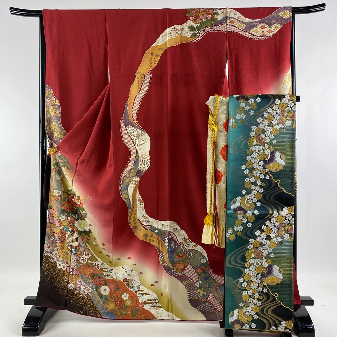 振袖 美品 逸品 身丈165.5cm 裄丈66cm 正絹