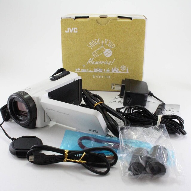 JVCKENWOOD JVC ビデオカメラ GZ-F270-W 最低価格の 51.0%OFF