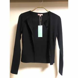 トッカ(TOCCA)のTocca 洗える SILK RIB CARDIGAN カーディガン XS (カーディガン)