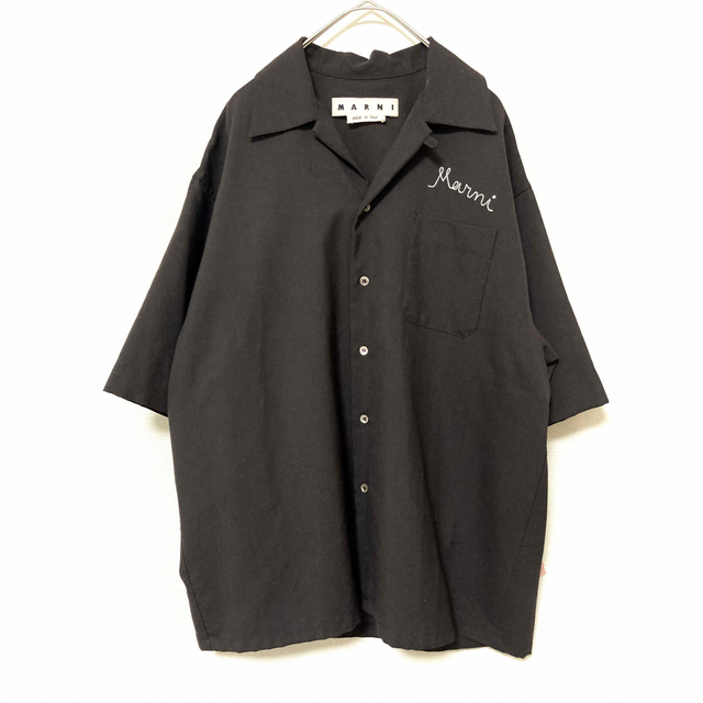 MARNI 21ss トロピカルウール 半袖シャツ | www.jarussi.com.br
