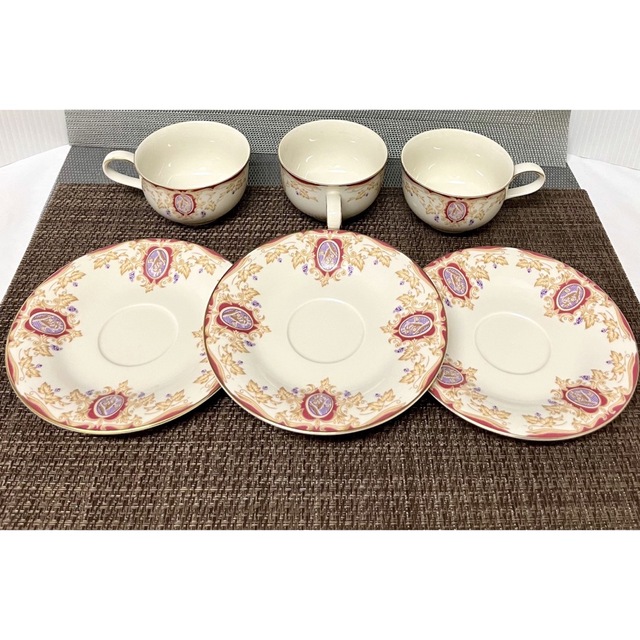 HOYA CHINA WARE Ivory アイボリー カップ&ソーサー レトロの HOYA CHINA WARE Ivory アイボリー カップ&ソーサー レトロの