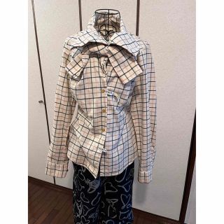 ヴィヴィアンウエストウッド(Vivienne Westwood)のviviennewestwood チェックシャツ(シャツ/ブラウス(長袖/七分))