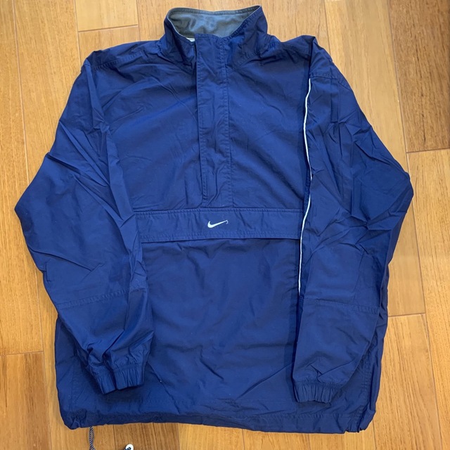 NIKE(ナイキ)のNIKE ナイキ　ハーフジップアノラックパーカー　センタースウォッシュ　90s メンズのジャケット/アウター(マウンテンパーカー)の商品写真