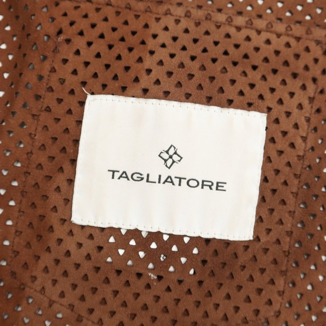 【新品アウトレット】タリアトーレ TAGLIATORE スエードレザー ウエスタンシャツ【サイズ54】【メンズ】