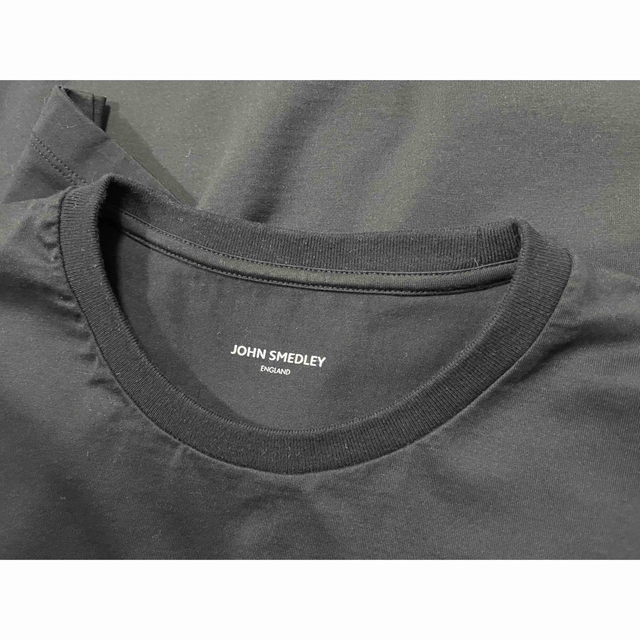 JOHN SMEDLEY(ジョンスメドレー)のJOHN SMEDLEY ロングスリーブ クルーネック Tシャツ S カットソー メンズのトップス(Tシャツ/カットソー(七分/長袖))の商品写真