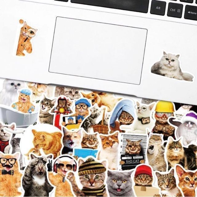 フレークシール♡かわいい♡ねこ 大容量 50枚 ステッカー ネコ ゆるかわ 手帳の通販 by Kimi♡セレクトshop♡プロフ読んでね|ラクマ