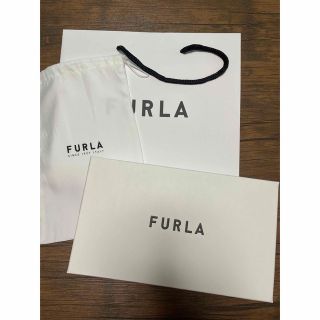 フルラ(Furla)の【フルラ長財布】ショップバッグ、巾着、箱(ショップ袋)