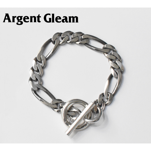 Argent Gleam(アージェントグリーム)のARGENT GLEAM アージェントグリーム チェーンブレスレットAB-207 メンズのアクセサリー(ブレスレット)の商品写真