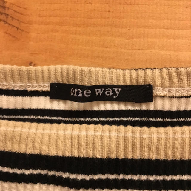 one*way(ワンウェイ)のann様専用 one way 薄手リブニット レディースのトップス(ニット/セーター)の商品写真