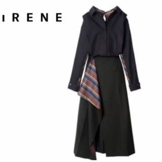 ルシェルブルー(LE CIEL BLEU)のIrene アイレネ　ロングワンピース　36 美品(ロングワンピース/マキシワンピース)