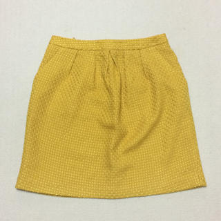ロペピクニック(Rope' Picnic)のタイトミニスカート 黄色 からし色(ミニスカート)