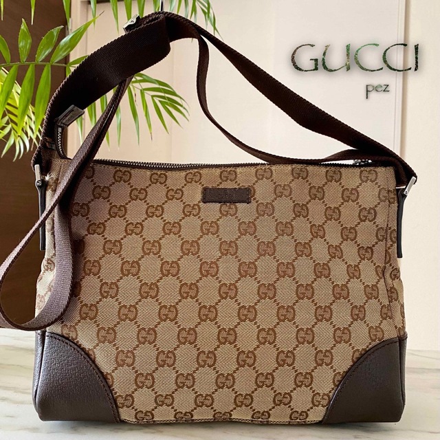 レディース 正規品 GUCCI グッチ GG柄 レザーショルダーバッグ 正規 ...