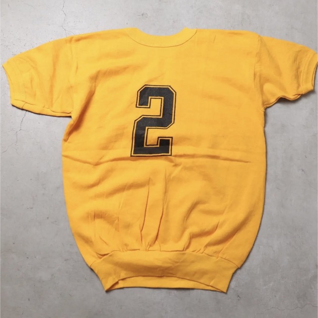 COMOLI(コモリ)の"Deadstock" 1970s 半袖スウェット 両面２番 XL メンズのトップス(Tシャツ/カットソー(半袖/袖なし))の商品写真
