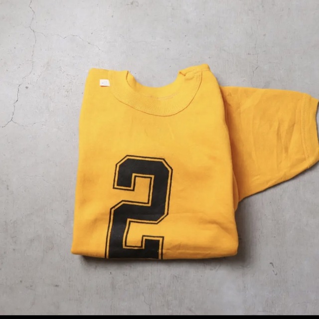 COMOLI(コモリ)の"Deadstock" 1970s 半袖スウェット 両面２番 XL メンズのトップス(Tシャツ/カットソー(半袖/袖なし))の商品写真