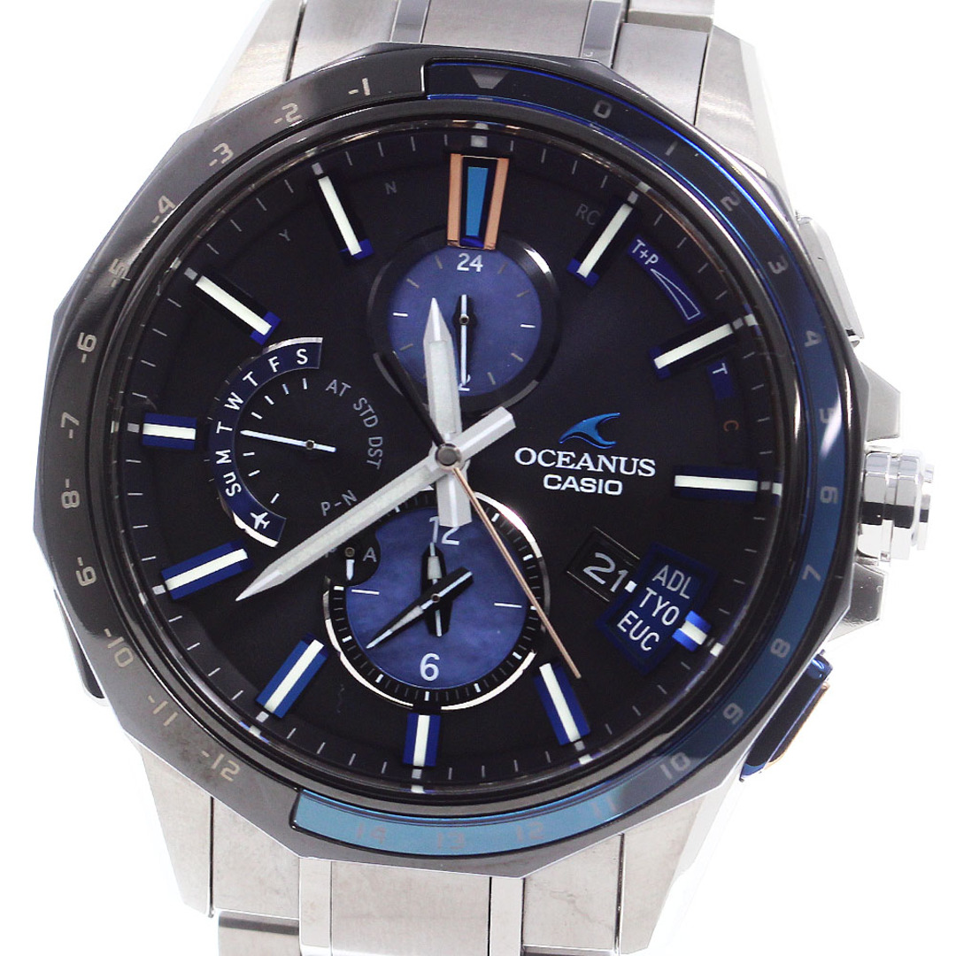 カシオ CASIO OCW-G2000C-1AJF オシアナス 世界1500本限定 ソーラー電波 メンズ 箱・保証書付き_744469【ev10】