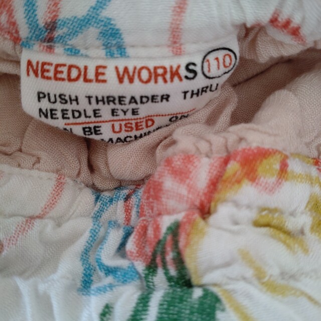 NEEDLE WORKS　キッズキュロット キッズ/ベビー/マタニティのキッズ服女の子用(90cm~)(スカート)の商品写真