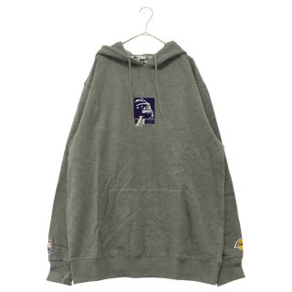 エクストララージ(XLARGE)のX-LARGE エクストララージ x New Era ×NBA LAKERS MIX LOGO × ニューエラ × NBA レイカーズプルオーバーパーカー フーディ グレー(パーカー)